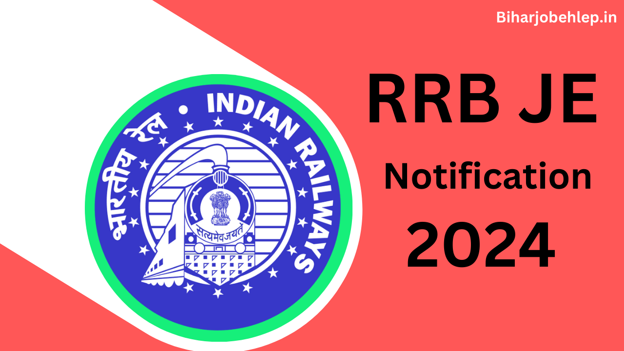 RRB JE Notification 2024 pdf download