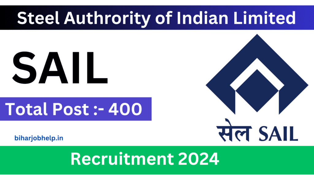 SAIL Recruitment 2024 Apply Online