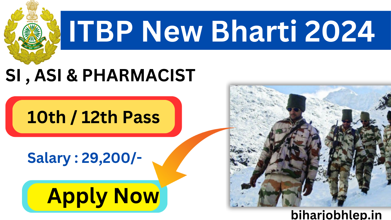 ITBP Medical Staff Nurse Officer Recruitment 2024