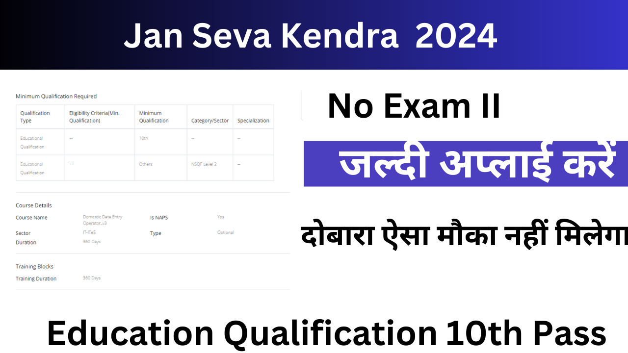 Jan Seva Kendra Data Entry 5