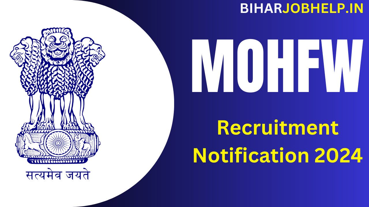 Ministry of health and family welfare consultant recruitment 2024 application