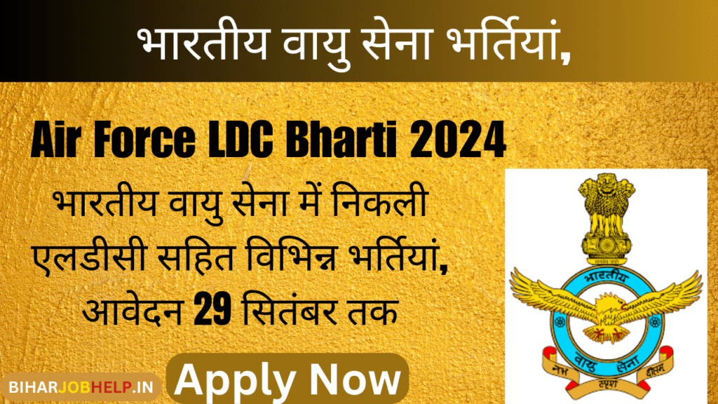 Indian Air Force LDC Bharti 2024