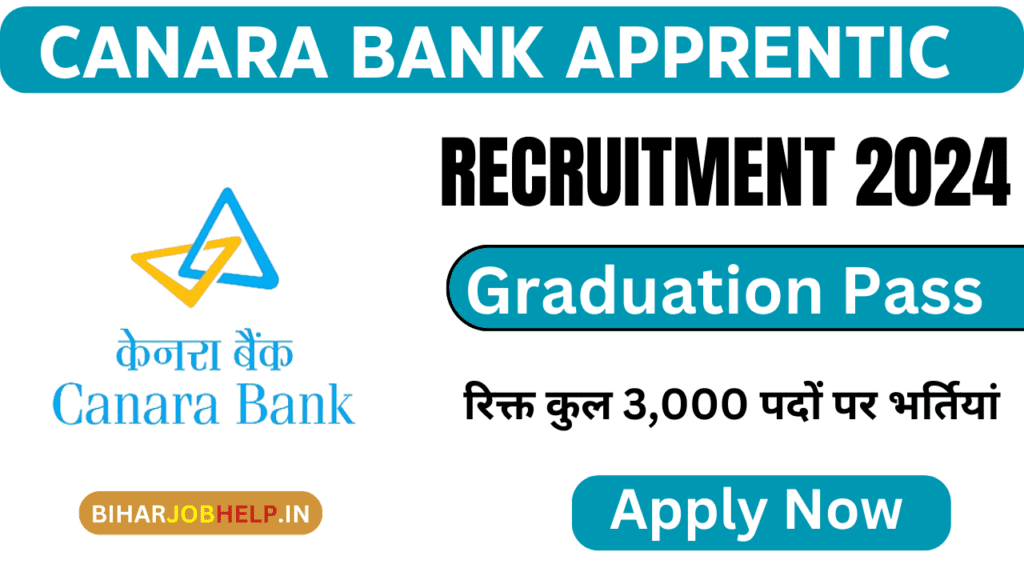 Canara Bank Apprentice Recruitment 2024