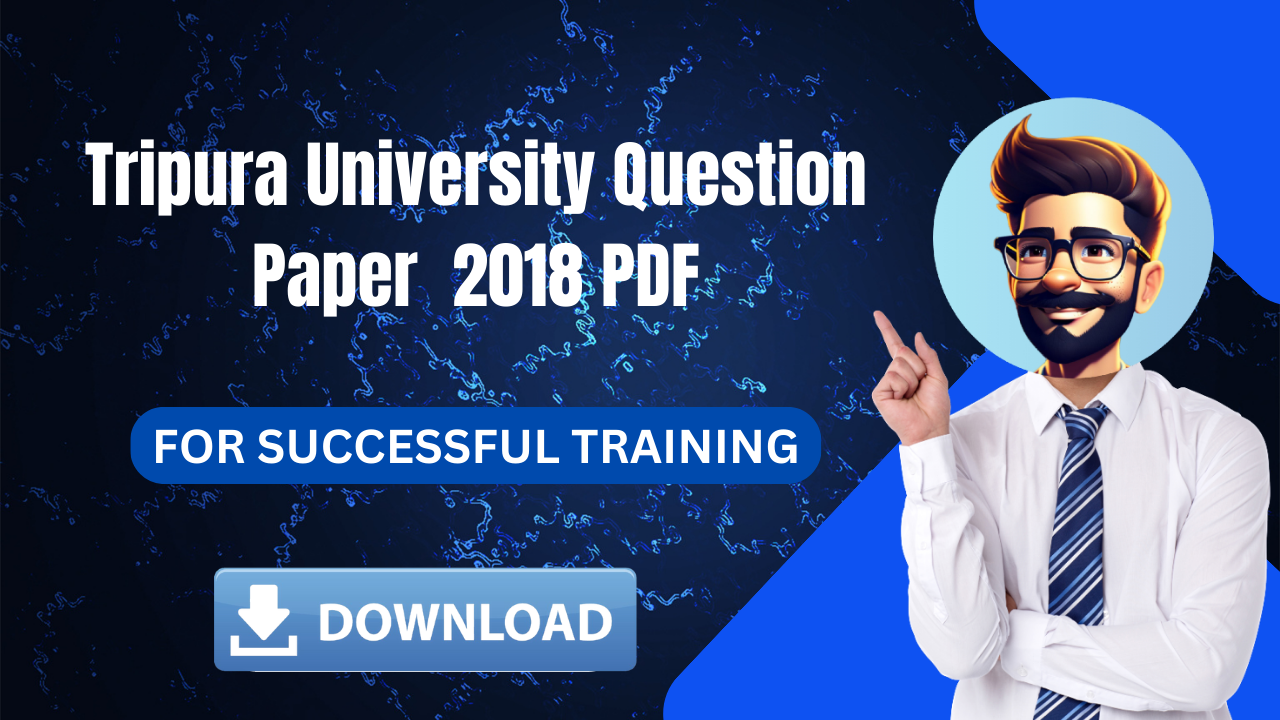 Tripura University Question paper 2018