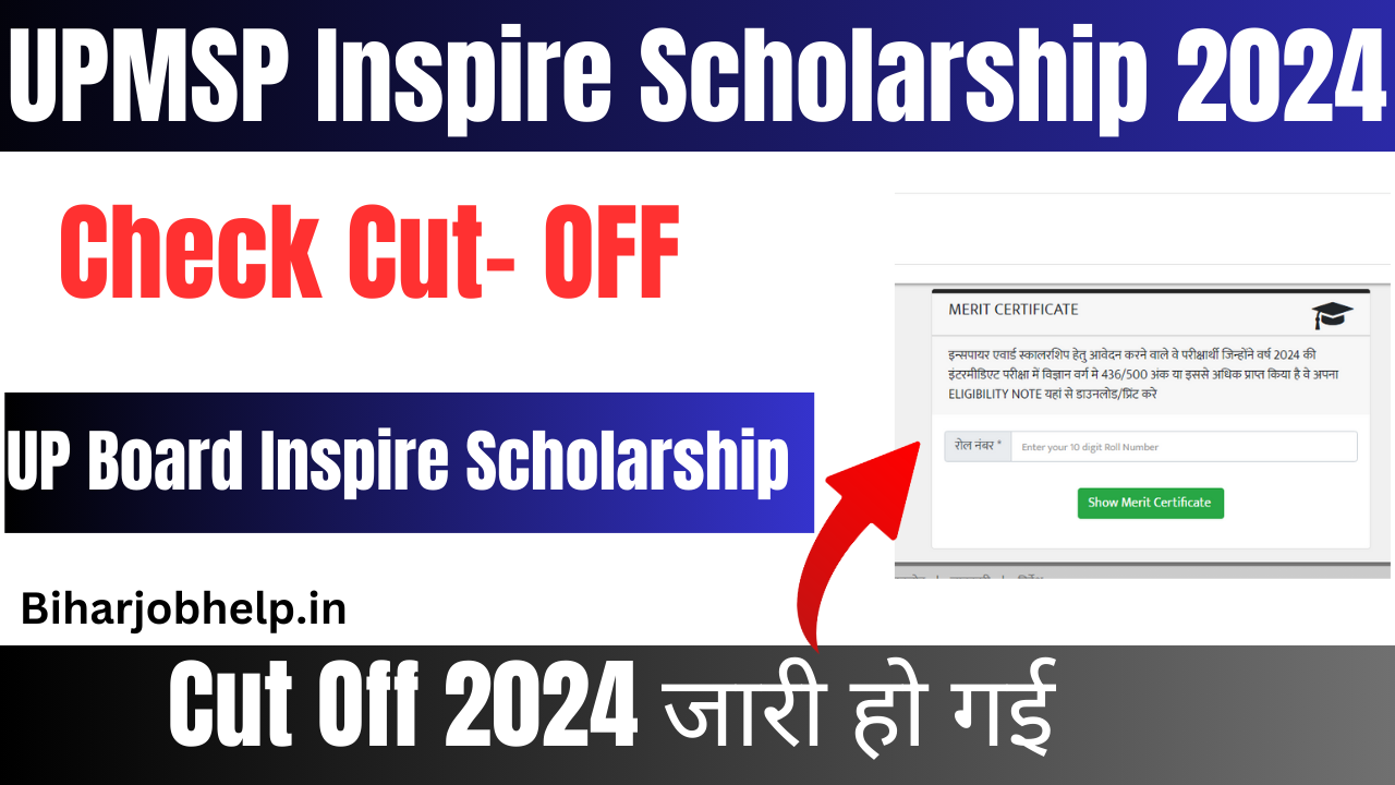 INSPIRE Scholarship Cutoff 2024-25 | Inspire scholarship merit list 2024