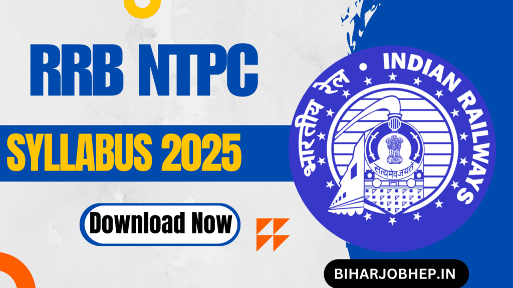 RRB NTPC Syllabus 2025 pdf Download