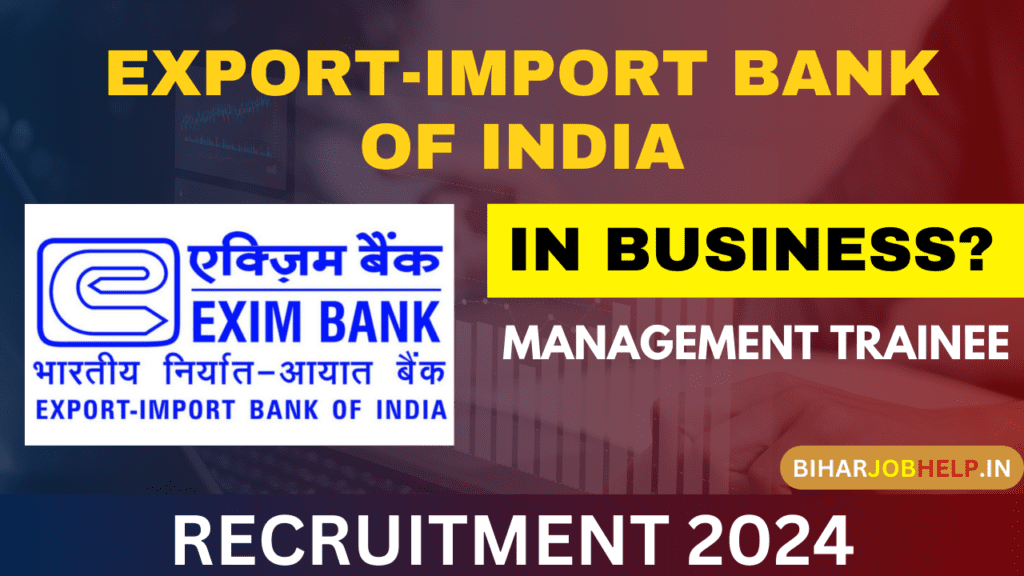 EXIM Bank Recruitment 2024