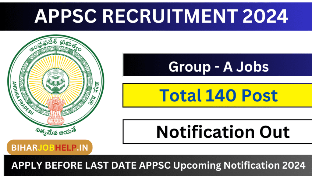 APPSC RECRUITMENT 2024