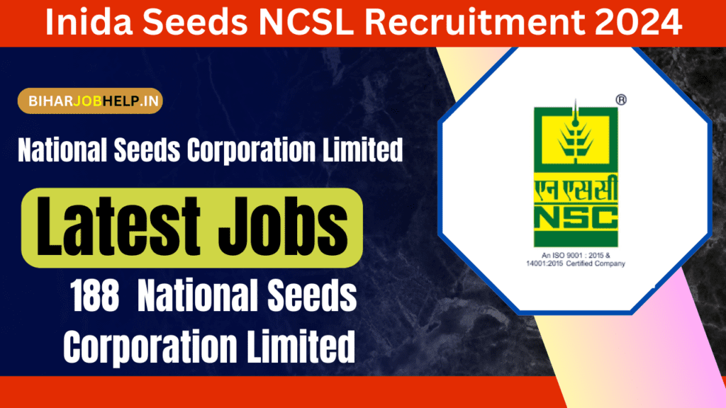 National seed corporation recruitment 2024