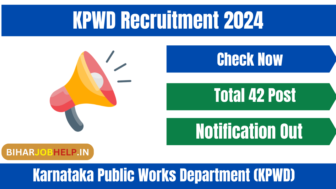 KPWD Recruitment 2024