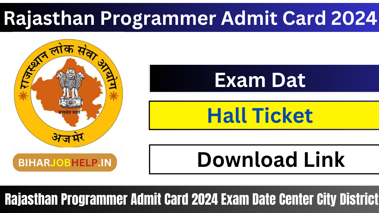 RPSC Programmer Admit Card 2024