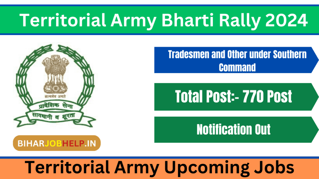 Territorial Army Bharti Rally 2024