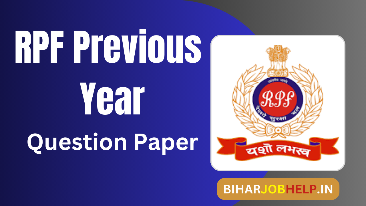 RPF Constable Previous Year Question Paper