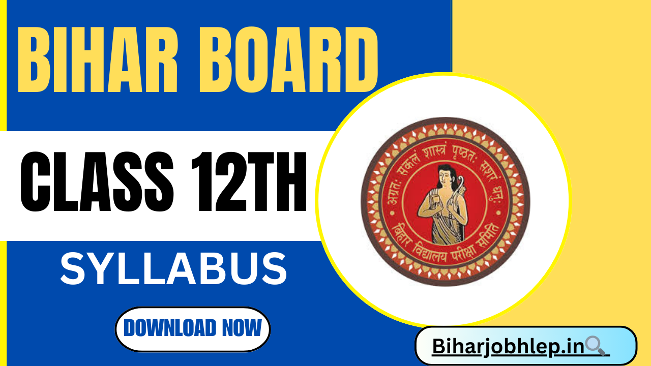 Bihar Board Syllabus class 12th 2025 arts