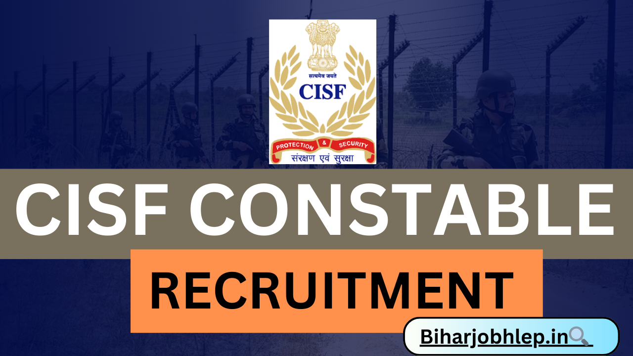 CISF Constable Driver Recruitment 2025