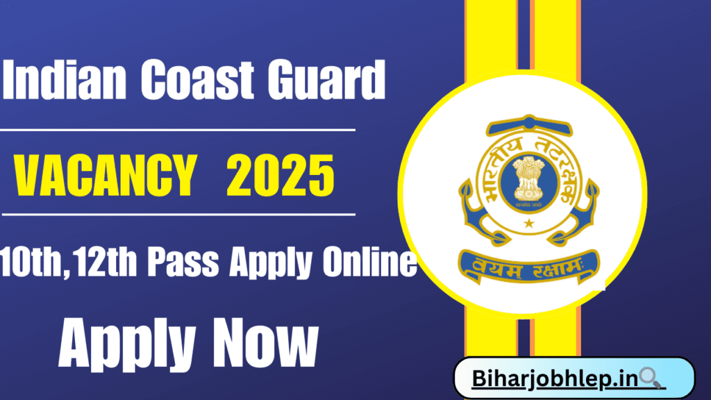 Indian Coast Guard Recruitment 2025