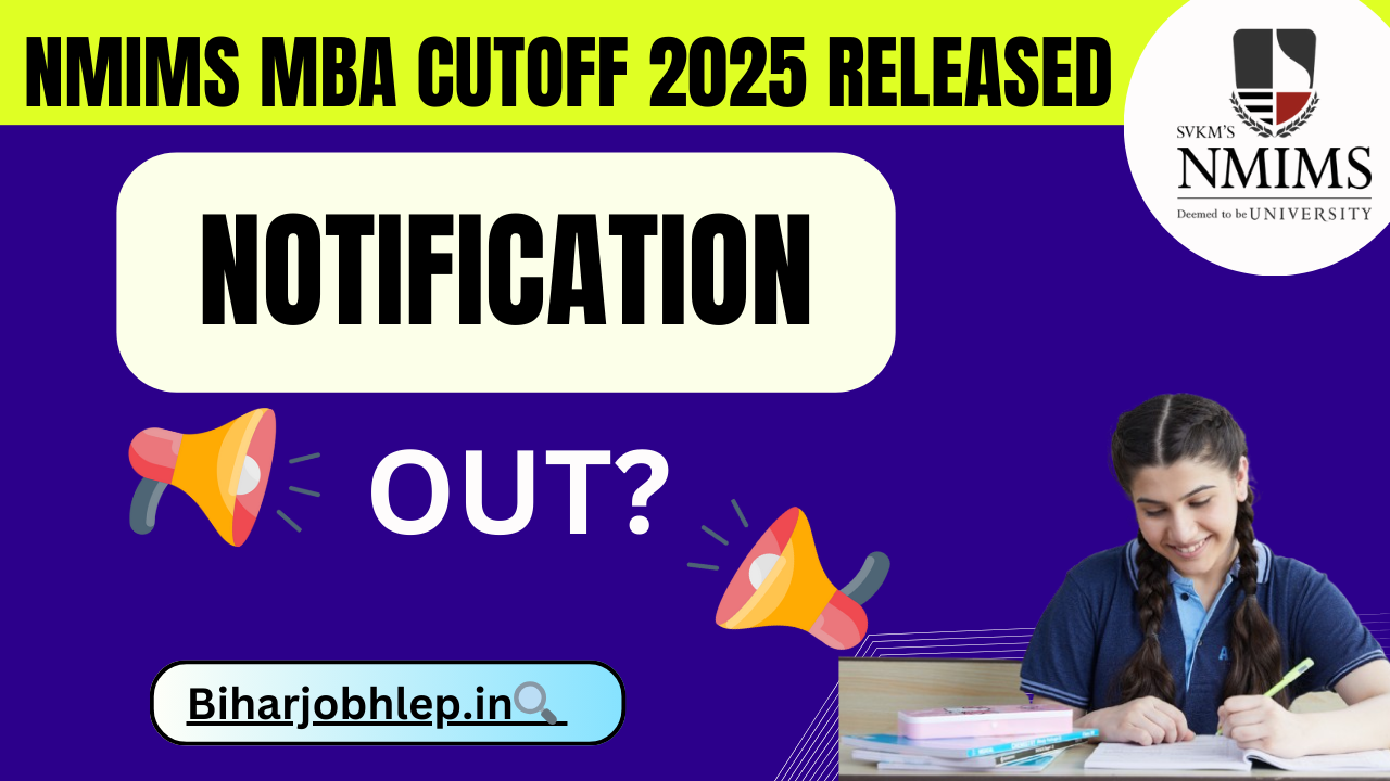 NMIMS MBA Cutoff 2025 Released: Cutoff Scores and Admission Tileline , Check Details using direct link here