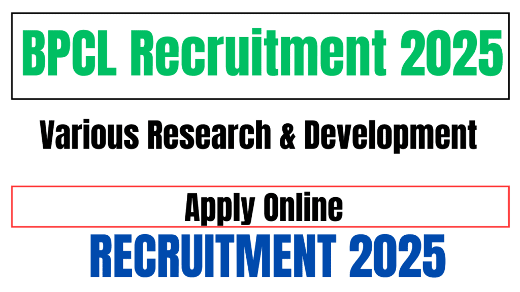 BPCL Recruitment 2025