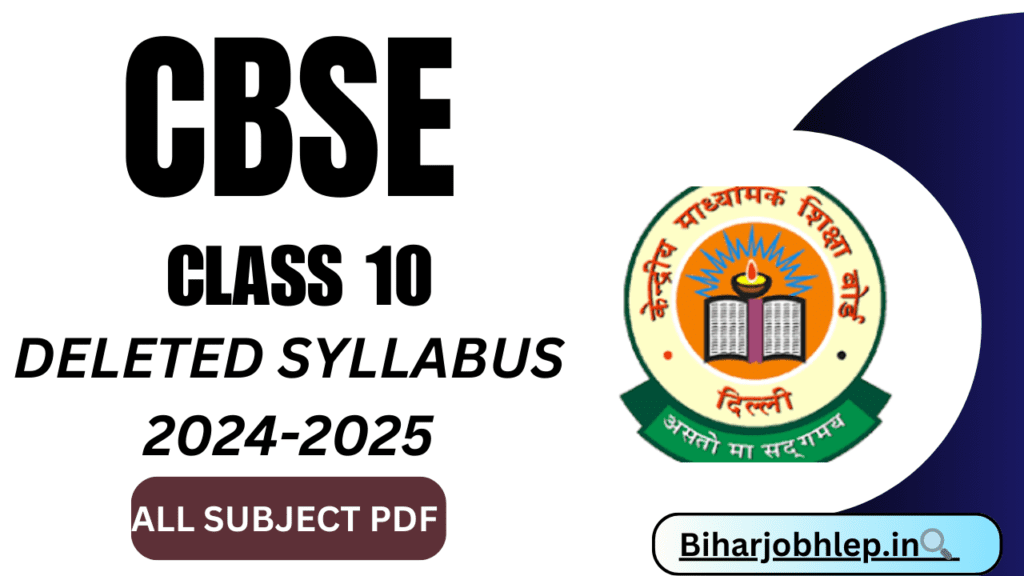 Class 10 Reduced Syllabus 2025