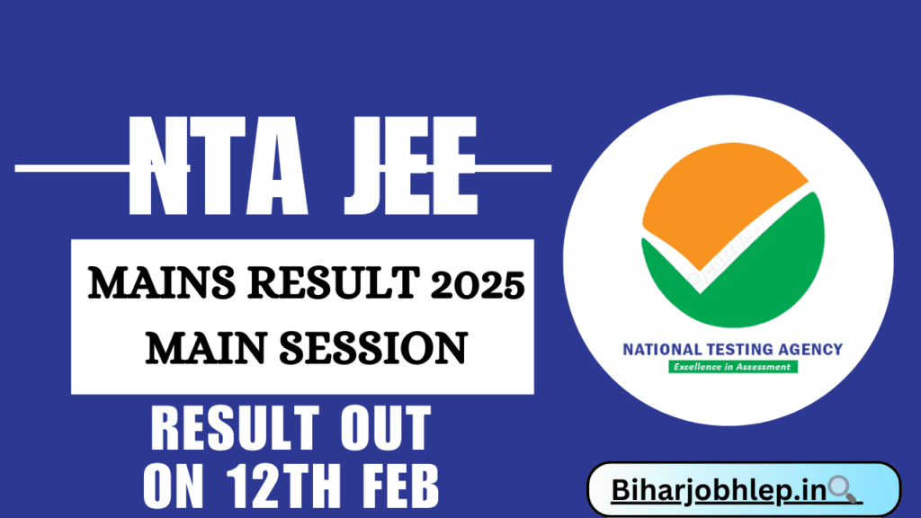 NTA JEE Mains Result 2025