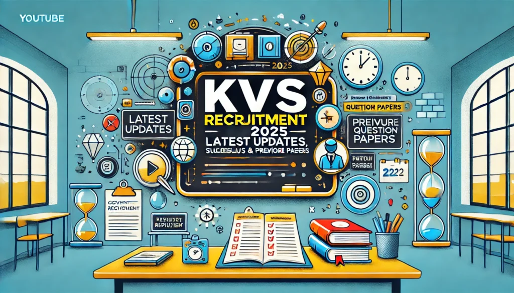 KVS Recruitment 2025 Latest Updates, Syllabus & Previous Papers