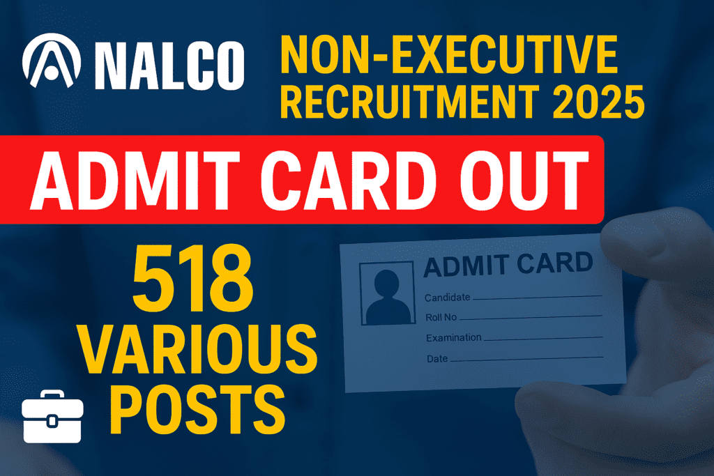 NALCO Non-Executive Recruitment 2025