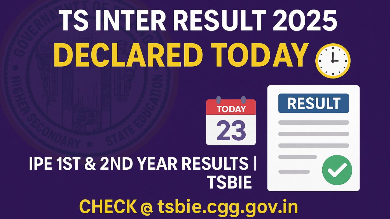TS Inter Result 2025